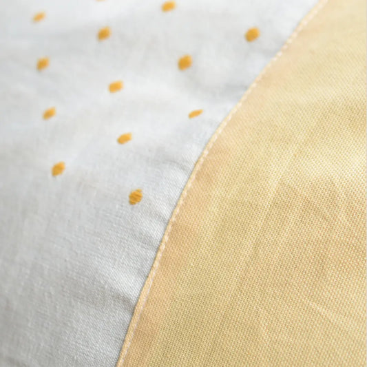 Cushion Cover - Parallel Hues Golden Polka