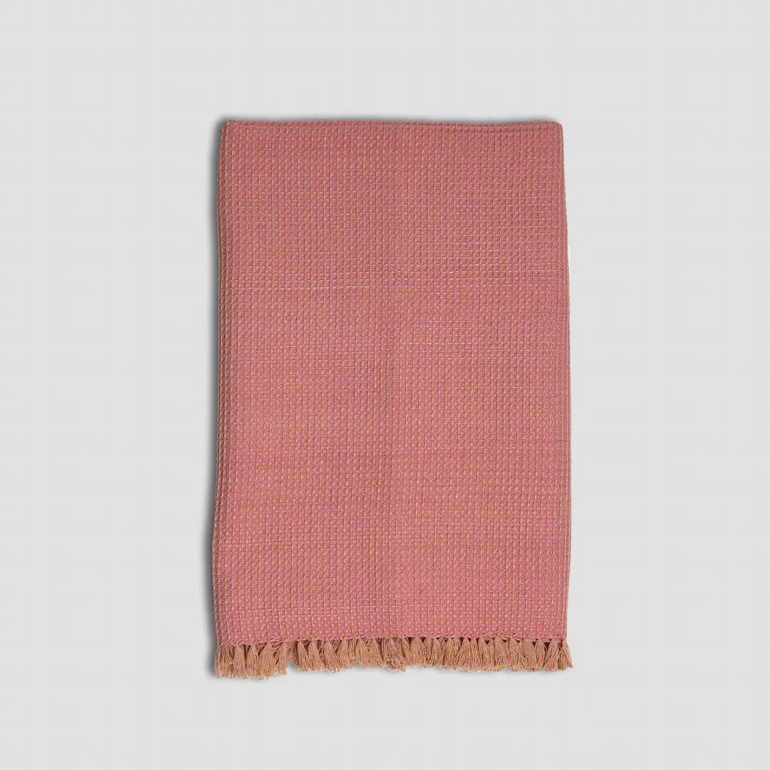 Neyth - Artisanal Cotton Bath Towel (Pink)