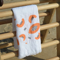 Cloud Waffle Bath Towel - Papaya