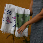 Cotton Waffle Bath Towel (Pack of 2)- Tides & Tales