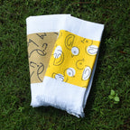 Cloud Waffle Bath Towel - Duck & Pup