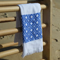 Cloud Waffle Bath Towel - Blue Astra