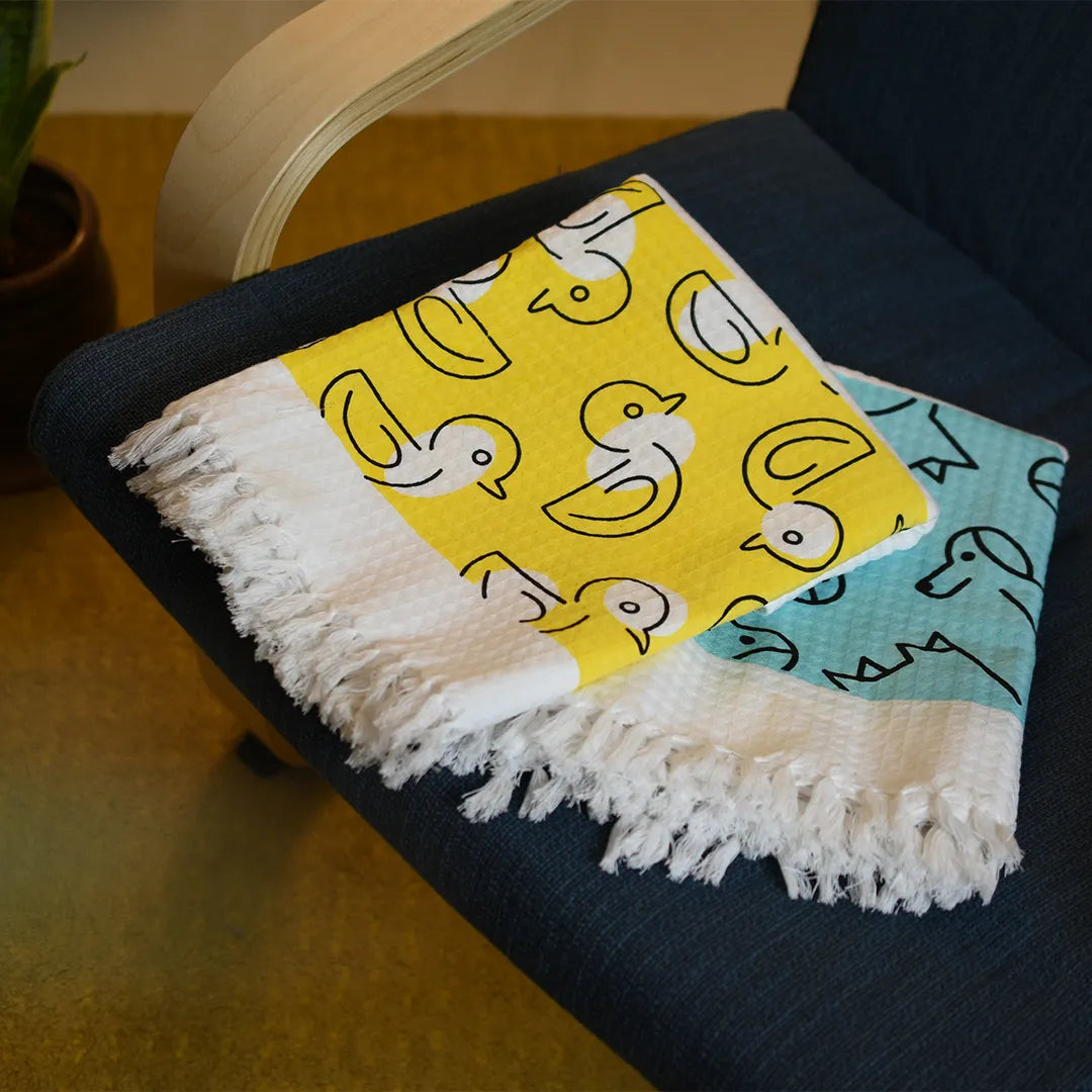 Cotton Waffle Bath Towel (Pack of 2)- Itsy Ally