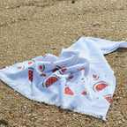 Cloud Waffle Bath Towel - Melon & Papaya (Pack of 2)