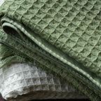 Feather-lite Waffle Bath Towel (Pack of 2) - Dune & Olive