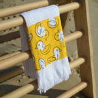 Cloud Waffle Bath Towel - Duck