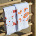 Cloud Waffle Bath Towel - Melon & Papaya (Pack of 2)