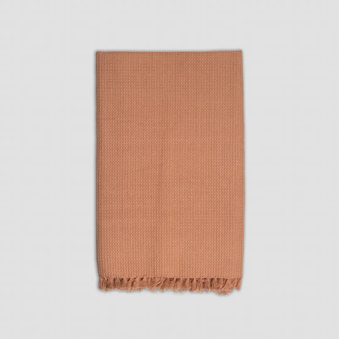 Neyth - Artisanal Cotton Bath Towel (Brown)