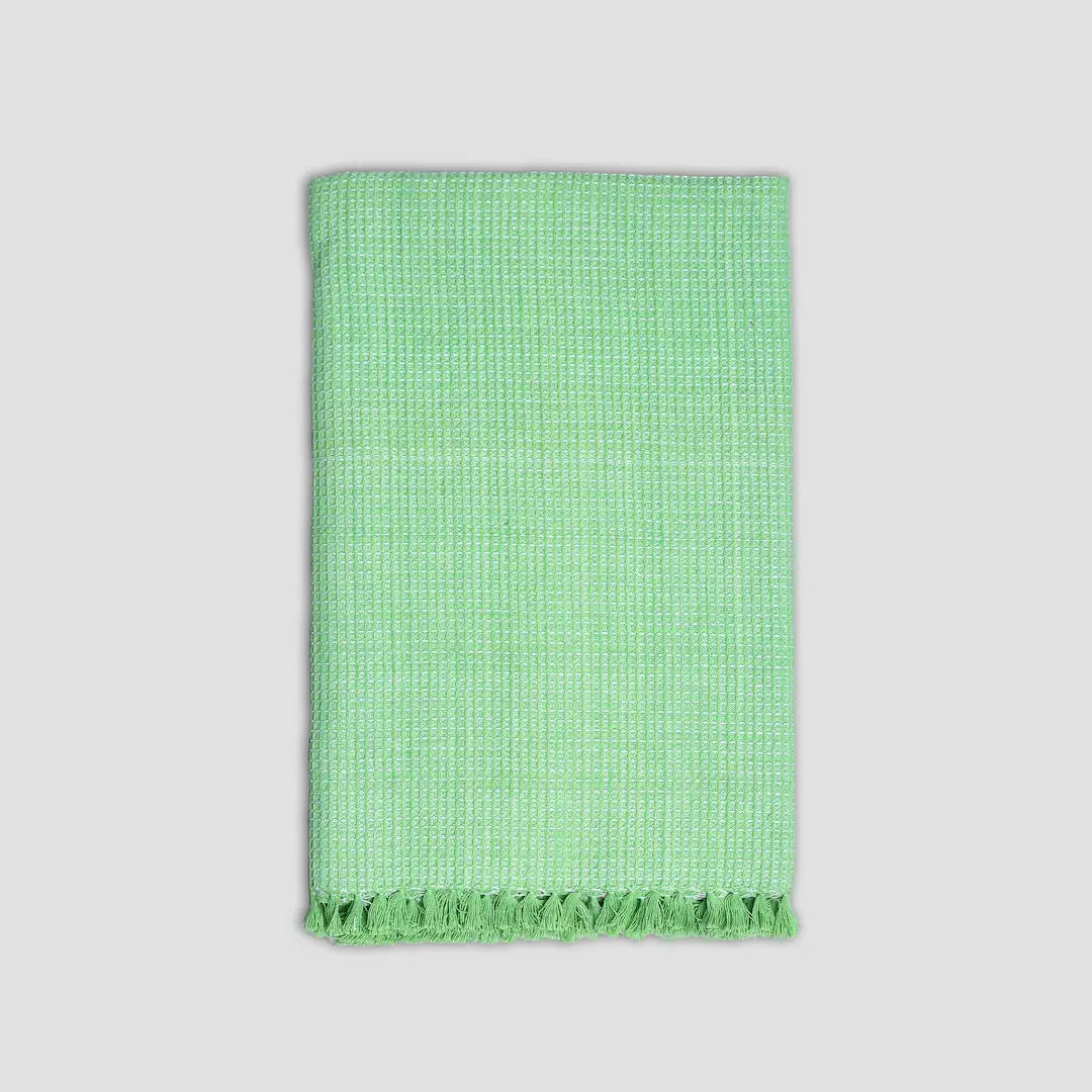 Neyth - Artisanal Cotton Bath Towel (Light Green)