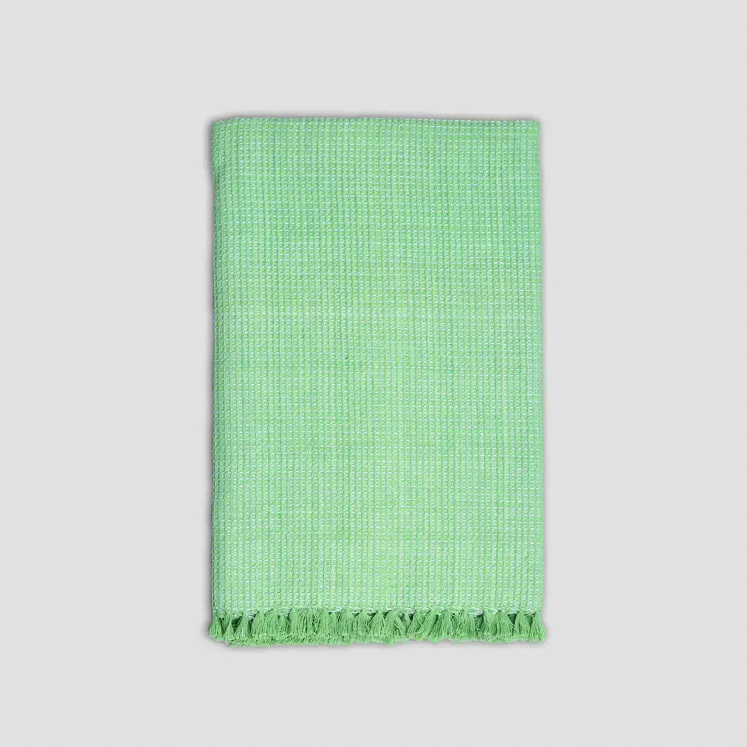 Neyth - Artisanal Cotton Bath Towel (Light Green)