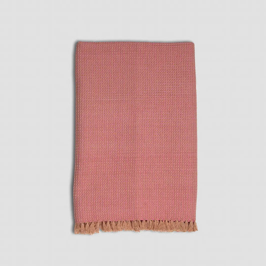 Neyth - Artisanal Cotton Bath Towel (Pink)