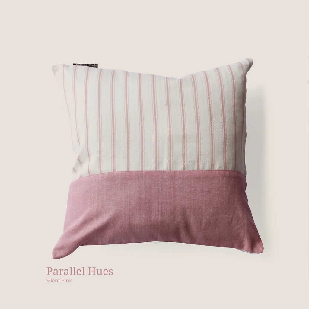 Cushion Cover - Parallel Hues Silent Pink