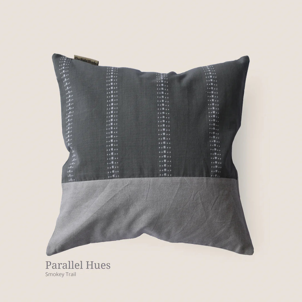 Cushion Cover - Parallel Hues Smokey Trail