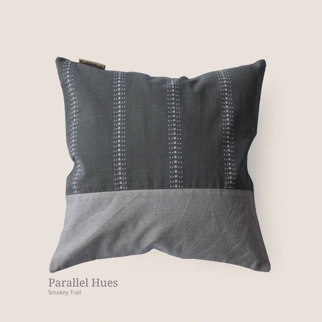Cushion Cover - Parallel Hues Smokey Trail