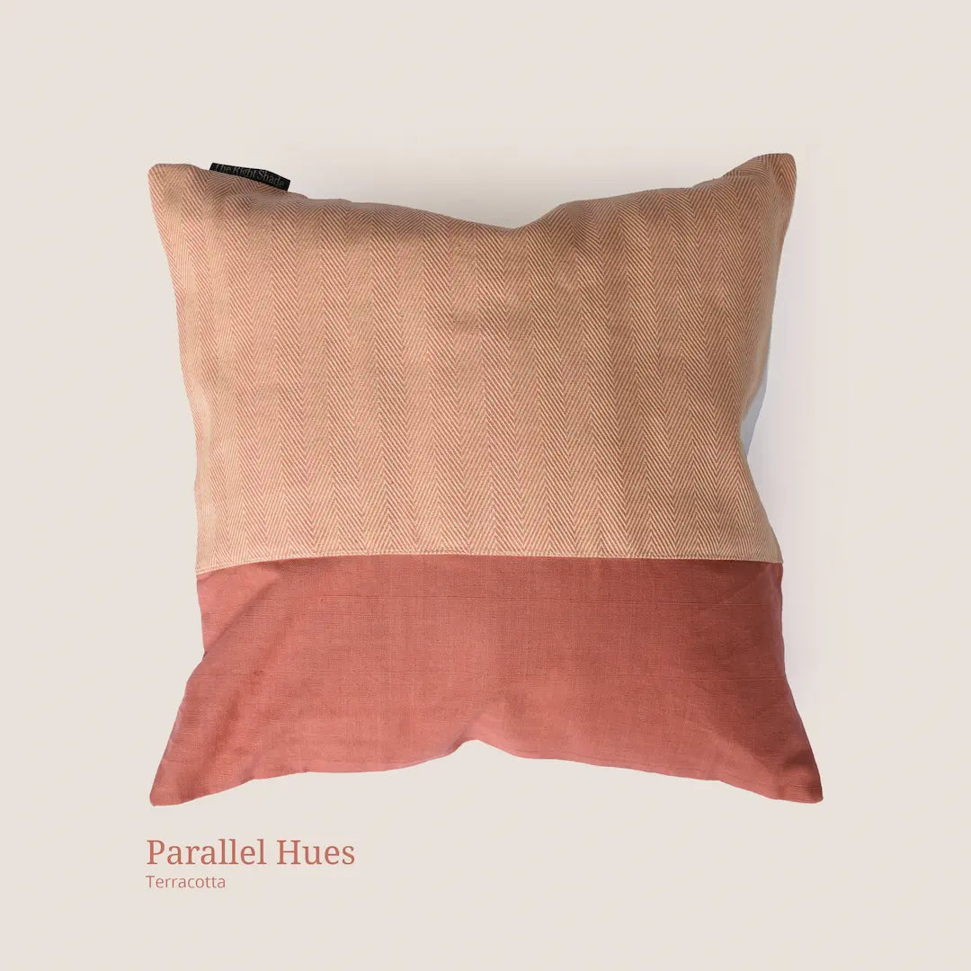 Cushion Cover - Parallel Hues Terracotta
