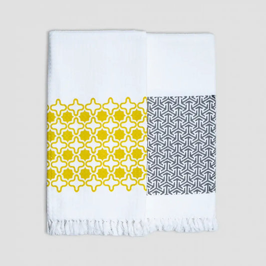 Cotton Waffle Bath Towel (Pack of 2) - Grand Cast