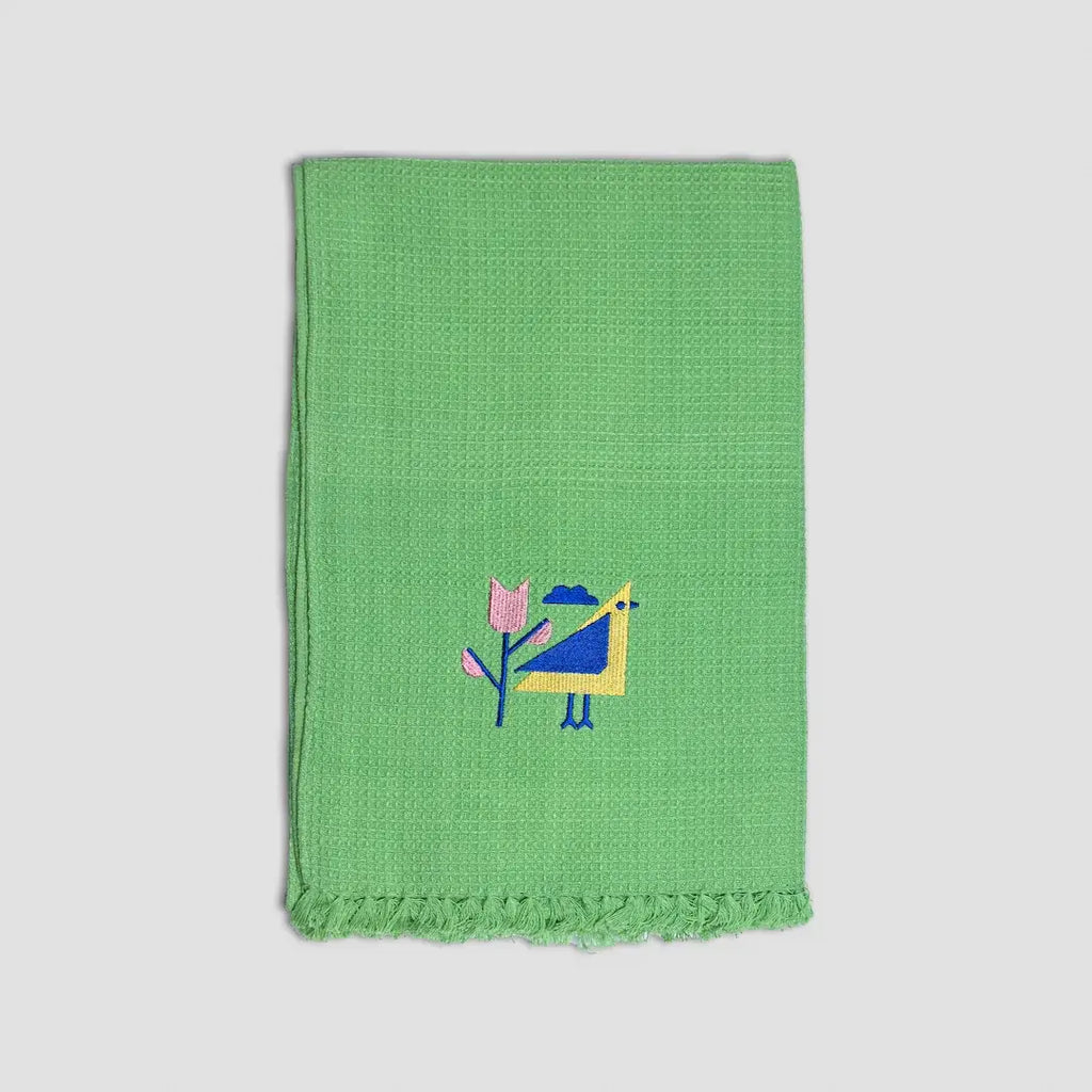 Neyth - Artisanal Cotton Bath Towel (Chirp)